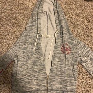 Iowa State zip up sweater.